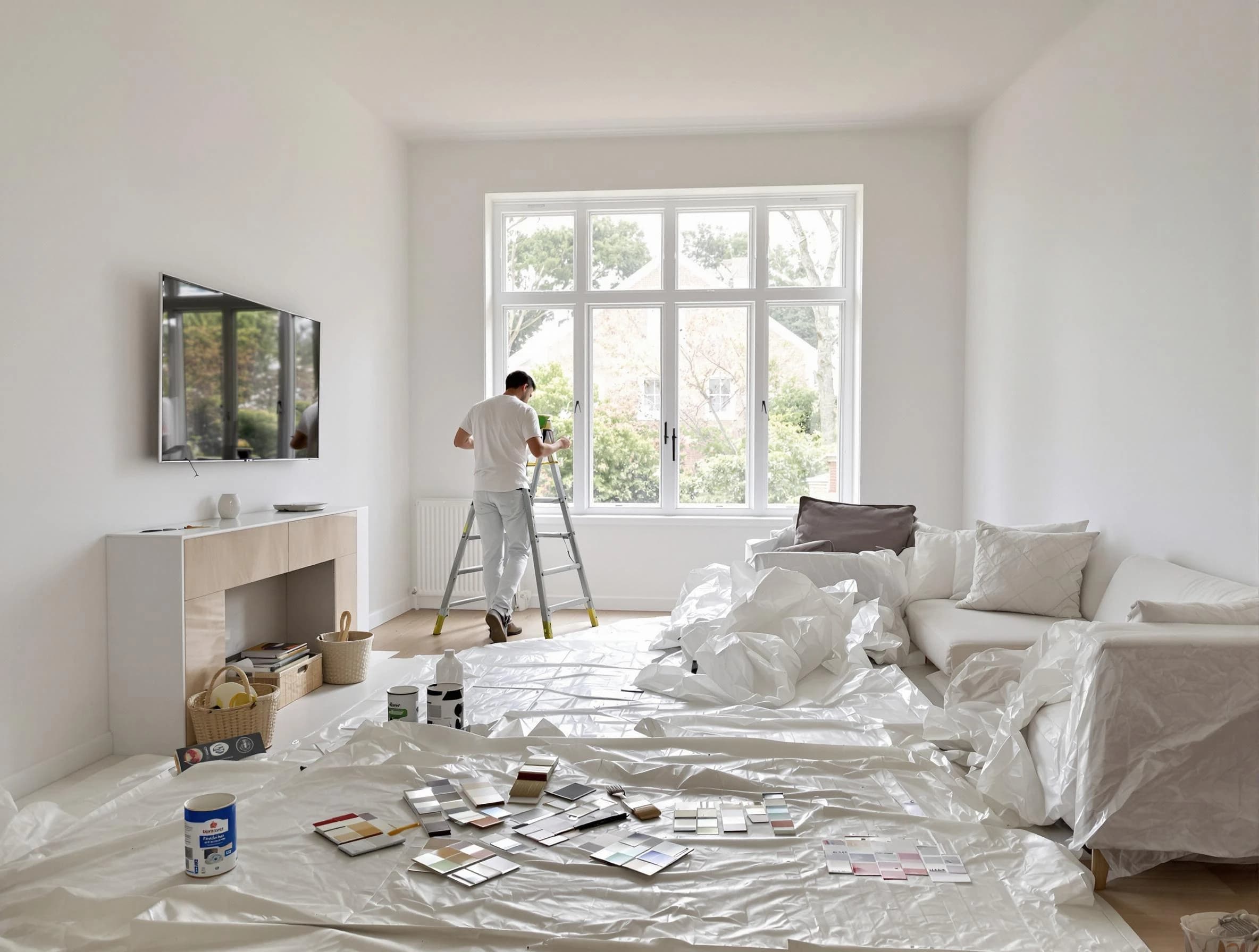 Gold Canyon House Painters professional applying interior paint in Gold Canyon, AZ