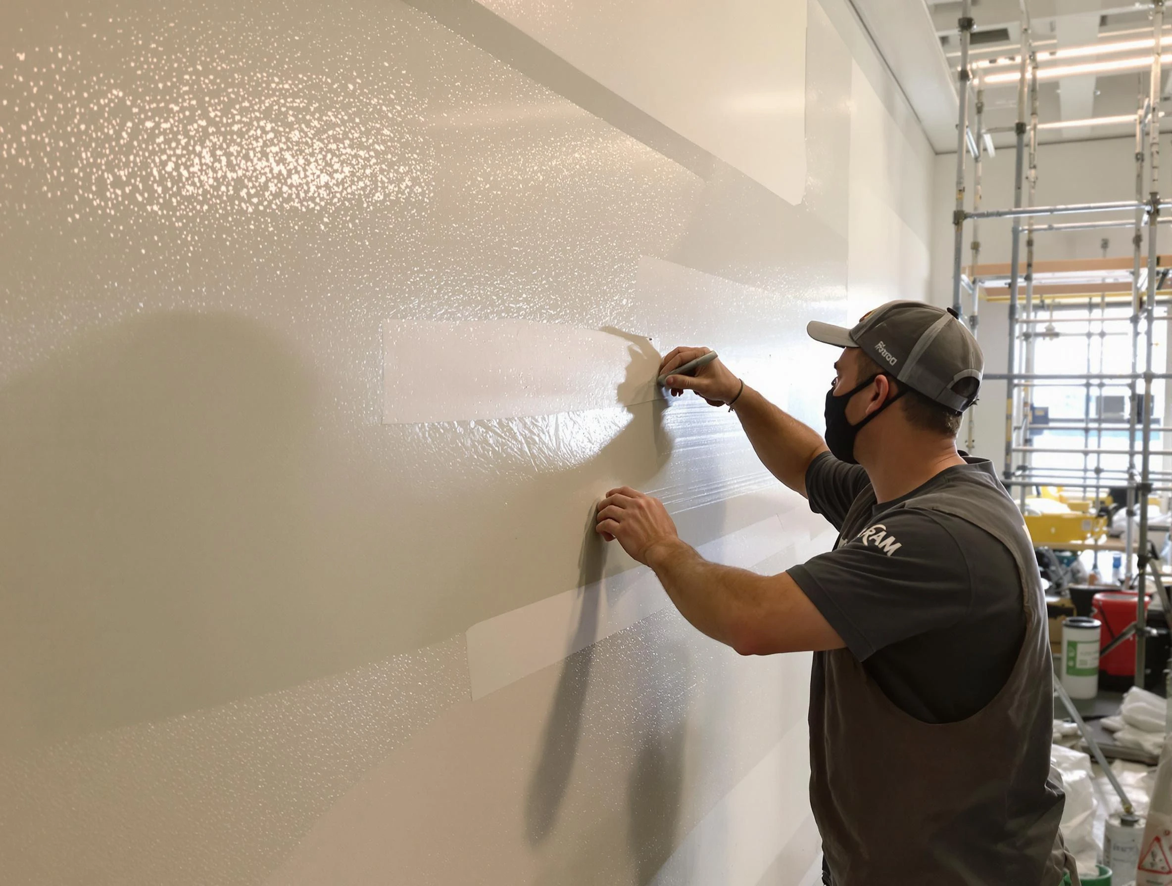 Tape and Mud in Gold Canyon